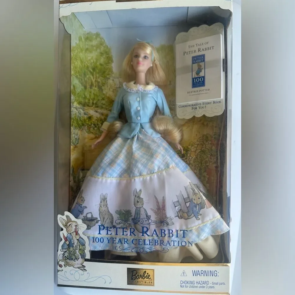 Vintage New 100 Year Anniversary Barbie Celebration Peter Rabbit Doll